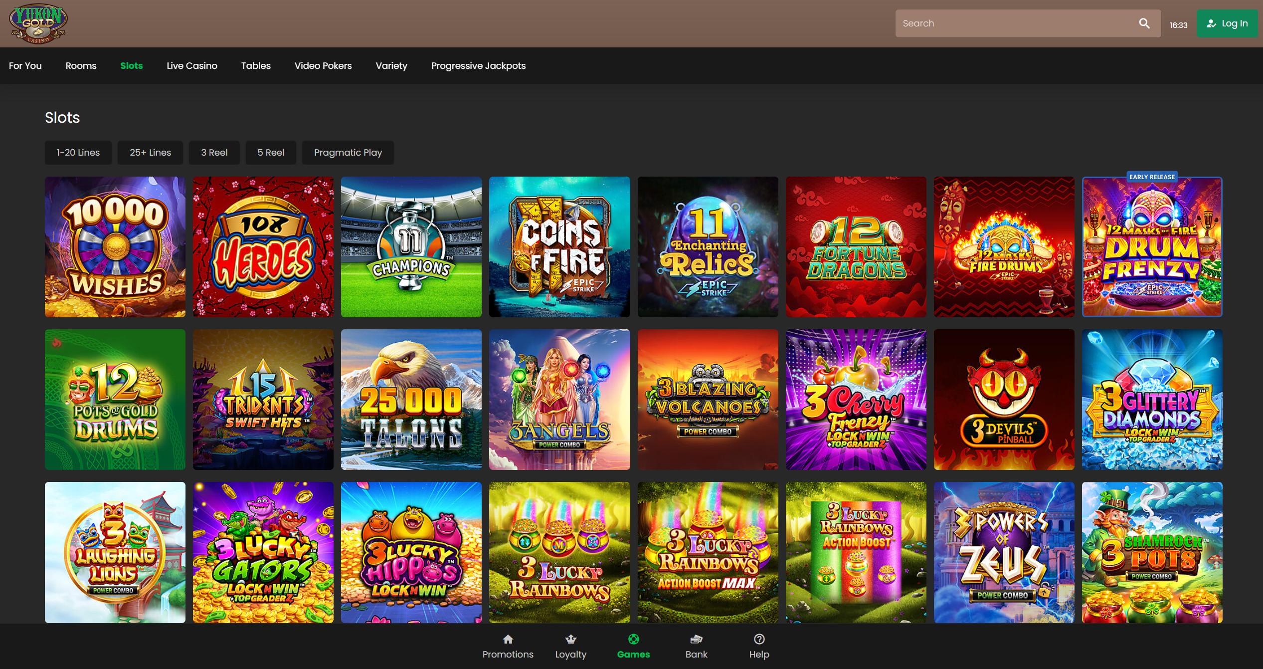 Yukon Gold Slot Machine